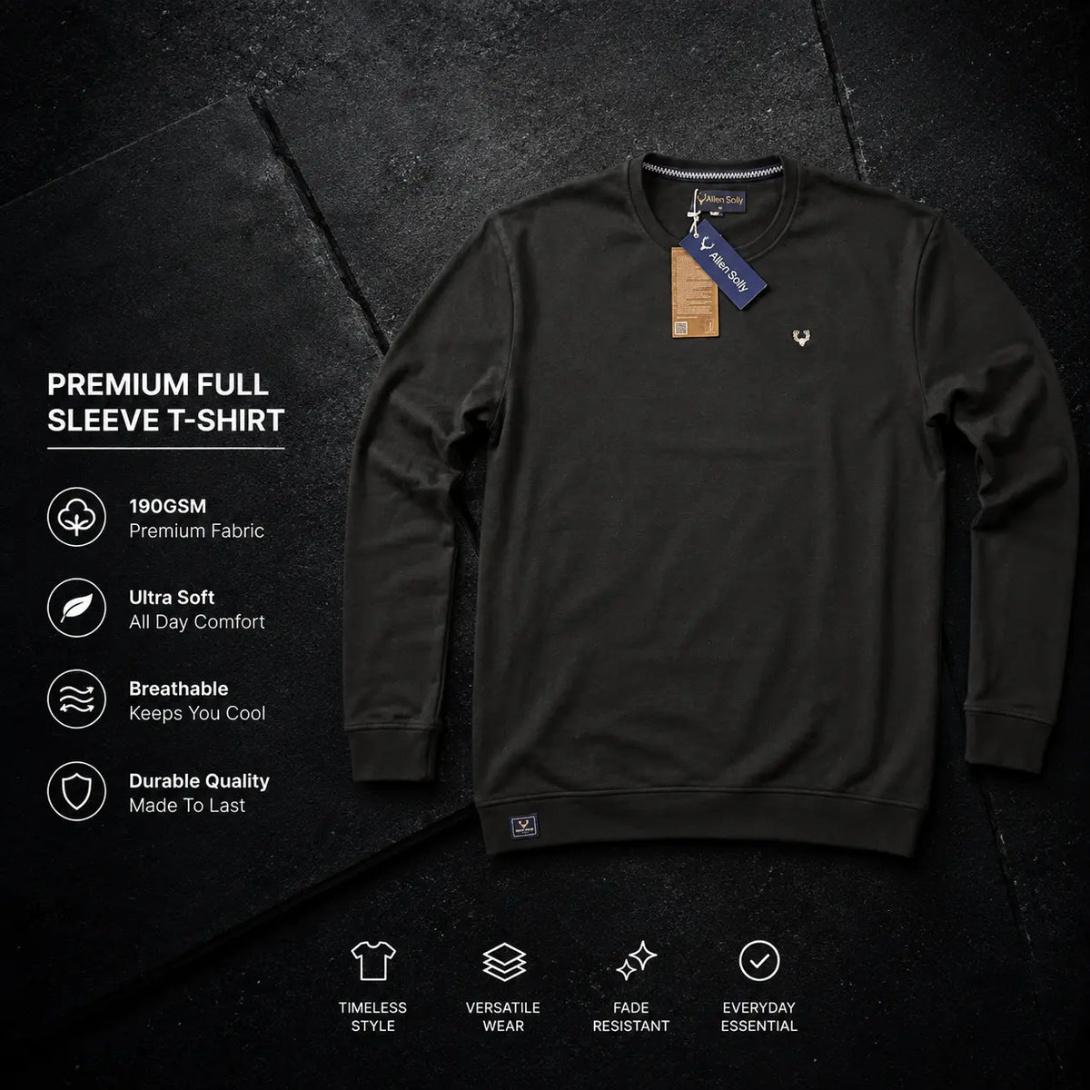 Allen Solley black tee ZONIFIT