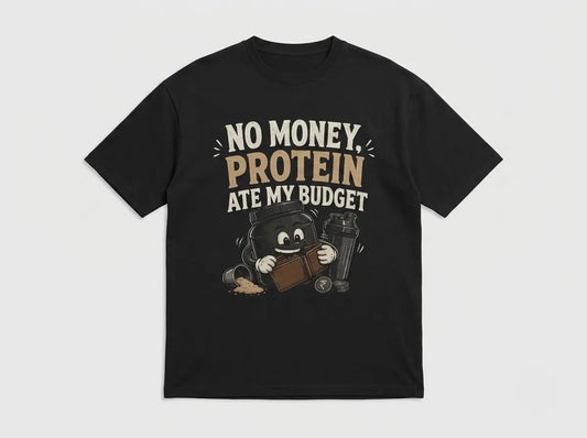 Protein ate my budget tee ZONIFIT
