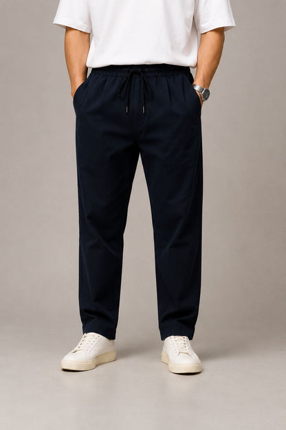 Nylon pant (navy blue)