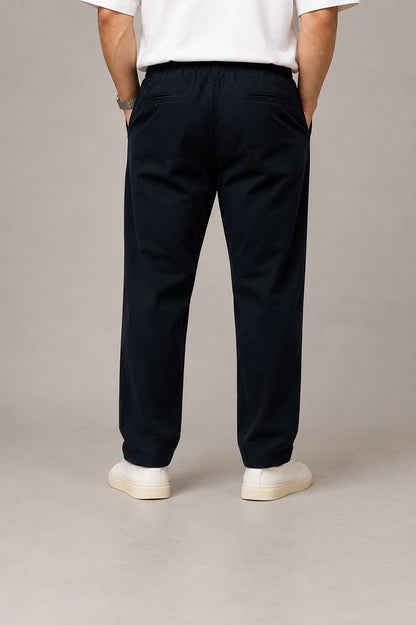 Nylon pant (navy blue)