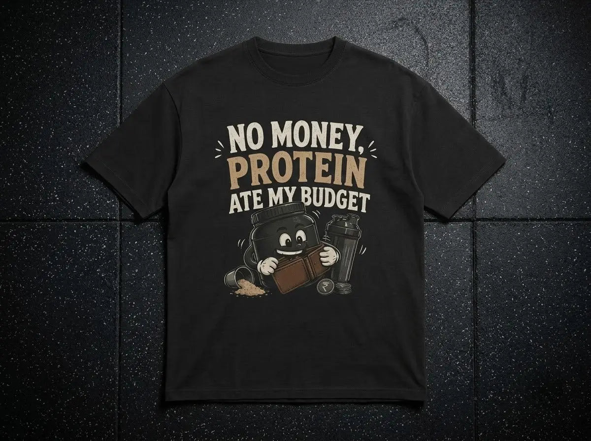 Protein ate my budget tee ZONIFIT