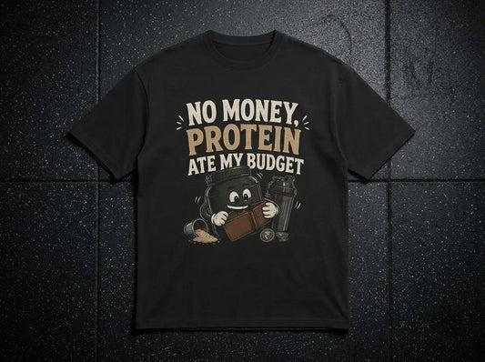 Protein ate my budget tee ZONIFIT